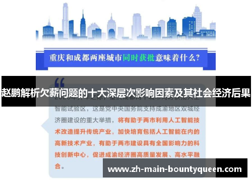 赵鹏解析欠薪问题的十大深层次影响因素及其社会经济后果
